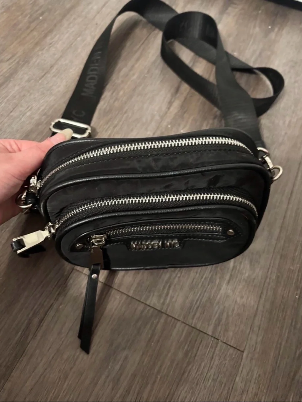 Steve Madden Black Crossbody Bag